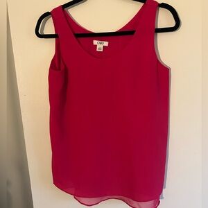 Cato Bold Pink Sleeveless Tank Top Size Small
